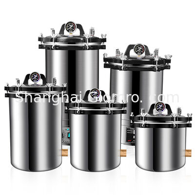 BAXIT Digital Portable Pressure Steam Sterilizer Portable Small Autoclave Sterilization Equipment 8L/18L/23L/24L/29L