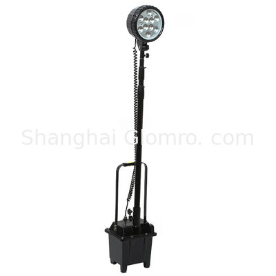 Complete Kit 30W/35W IP66 Mobile Explosion Proof Lamp With 2.8m Extension Pole Site Control Indicator Light
