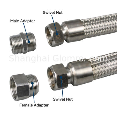 Exd II Gb 304 Stainless Steel Explosion-proof Flexible Pipe IP66 WF1 Rustproof Cable Pipe Oil & Gas Plant Electrical Wiring