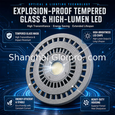 20W~120W Round LED Explosion-Proof Lamp IP66 Industrial Anti-Corrosion Explosion Resistant Lighting Fixture
