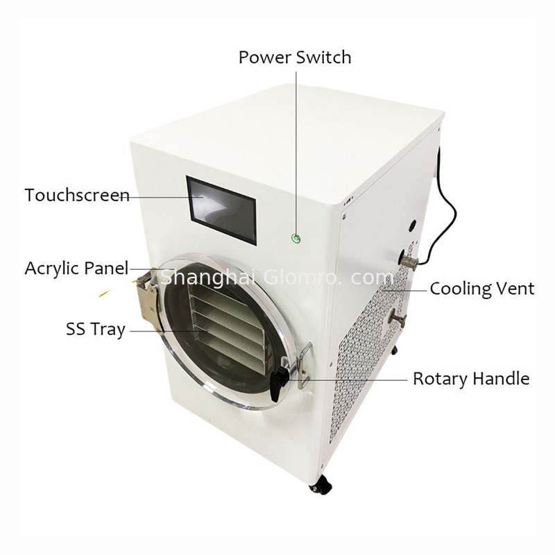 2kg 6kg 8kg 12kg Laboratory Commercial Mini Freeze Dryer Machine For Home Food