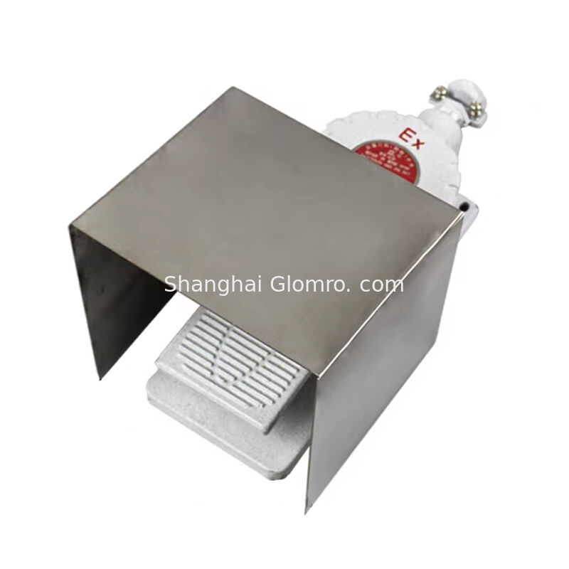 IP65 WF1 Corrosion-Resistant Explosion-Proof Foot Switch with Protective Guard
