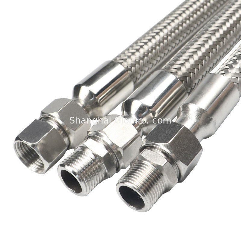 304 Stainless Steel Explosion-Proof Flexible Connection Hose DN25 Conduit Metal Hose Stainless Steel Corrugated Pipe