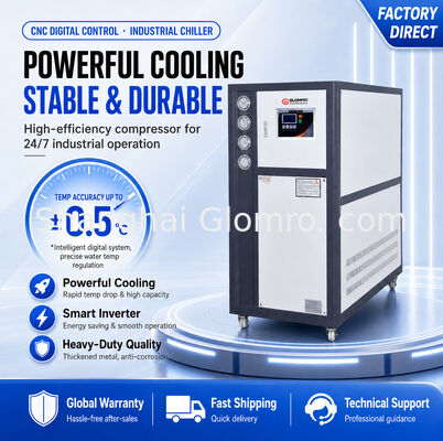 Chiller Industriale ad Acqua Raffreddato ad Aria e ad Acqua per Linee di Produzione Industriale