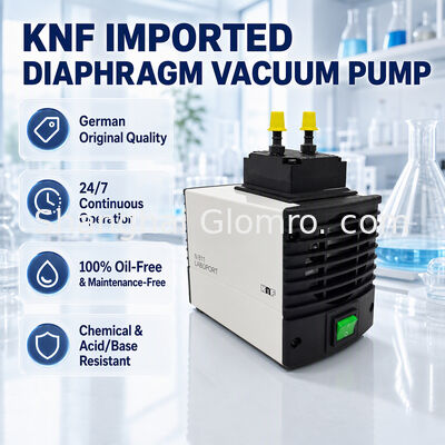 Pompa per vuoto a membrana KNF N811KT.18 senza olio 11L/min resistente alla corrosione per filtrazione sottovuoto da laboratorio e campionamento di gas