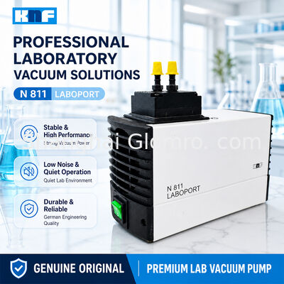Pompa per vuoto a membrana KNF N811KT.18 originale importata, senza olio, esente da manutenzione, funzionamento continuo 24 ore su 24 per laboratorio